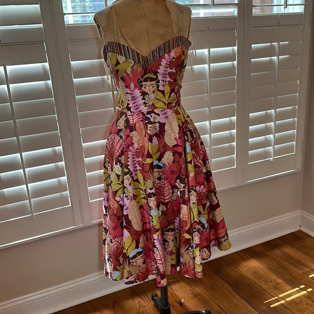 Judy Masliyah Freda strapless swing dress NWOT Aug1901